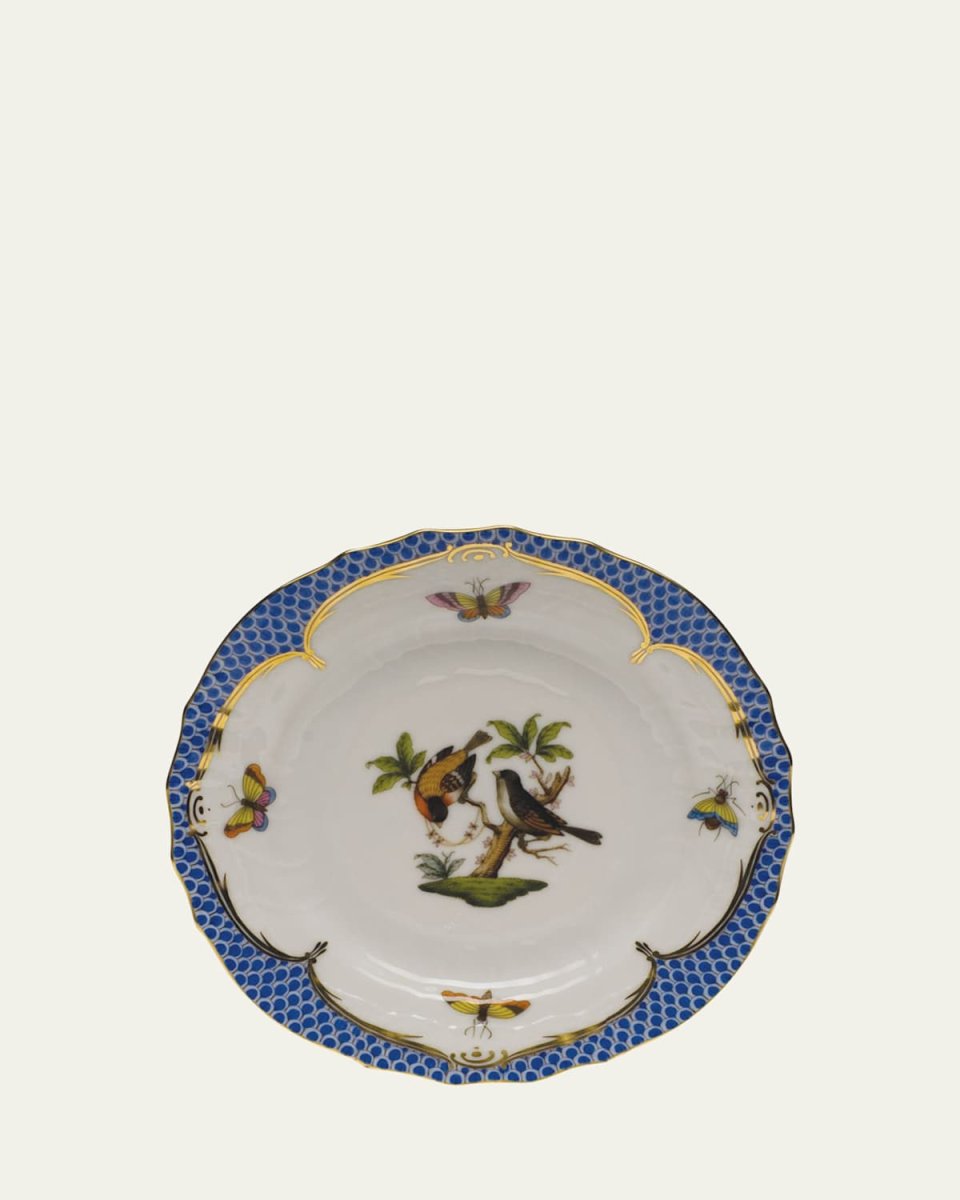 Rothschild Bird Blue Motif 12 Bread & Butter Plate